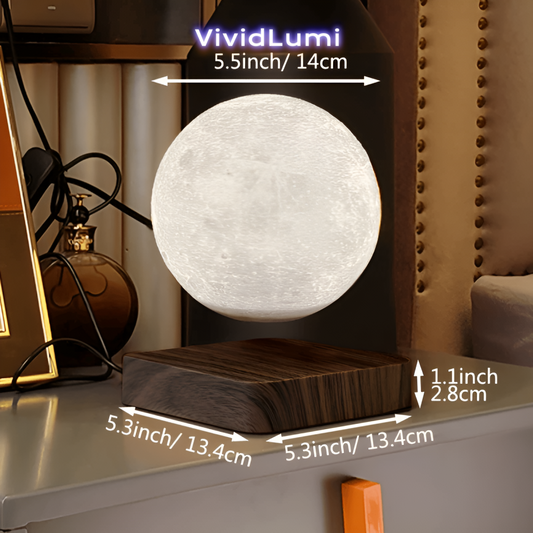 VividLumi Schwebende Mondlampe