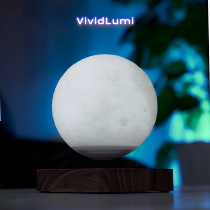 VividLumi Levitating Moon Lamp